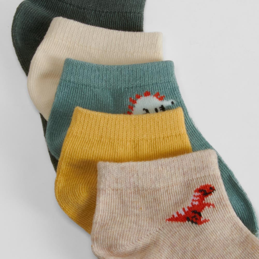 Pack 5 calcetines dinos multicolor MERKAL