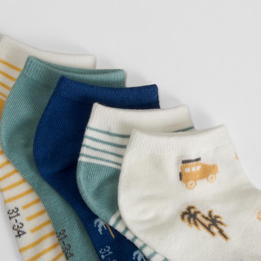 Pack 5 calcetines safari multicolor MERKAL