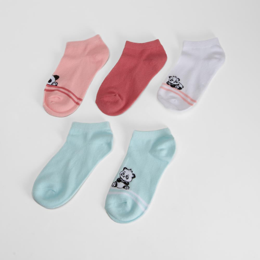 Pack 5 calcetines cortos pandas multicolor MERKAL