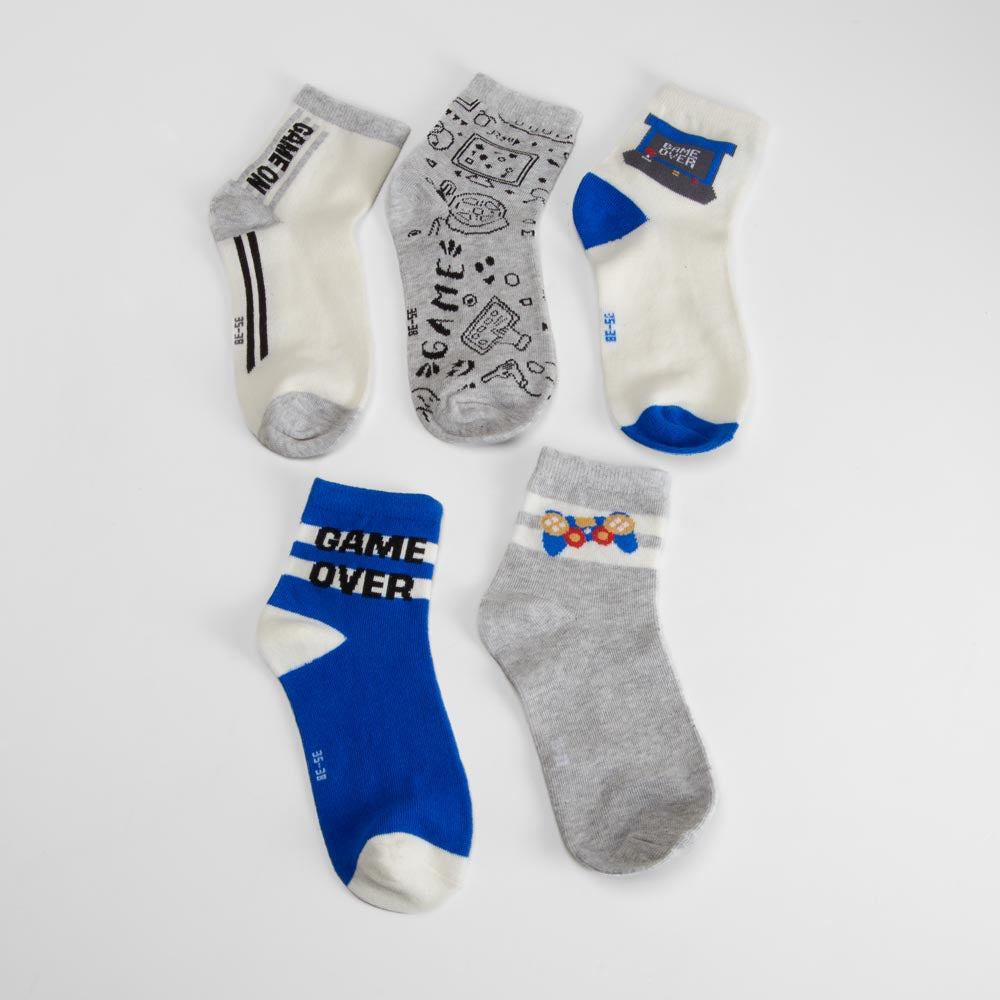 Pack 5 calcetines gamer multicolor MERKAL