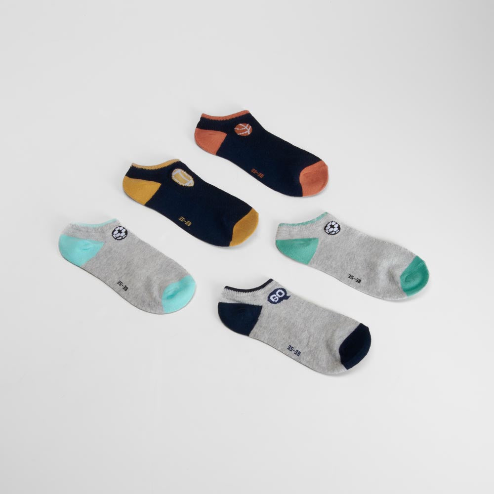 Pack 5 calcetines pelotas multicolor MERKAL