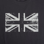 Camiseta manga corta estampado UK gris NYC