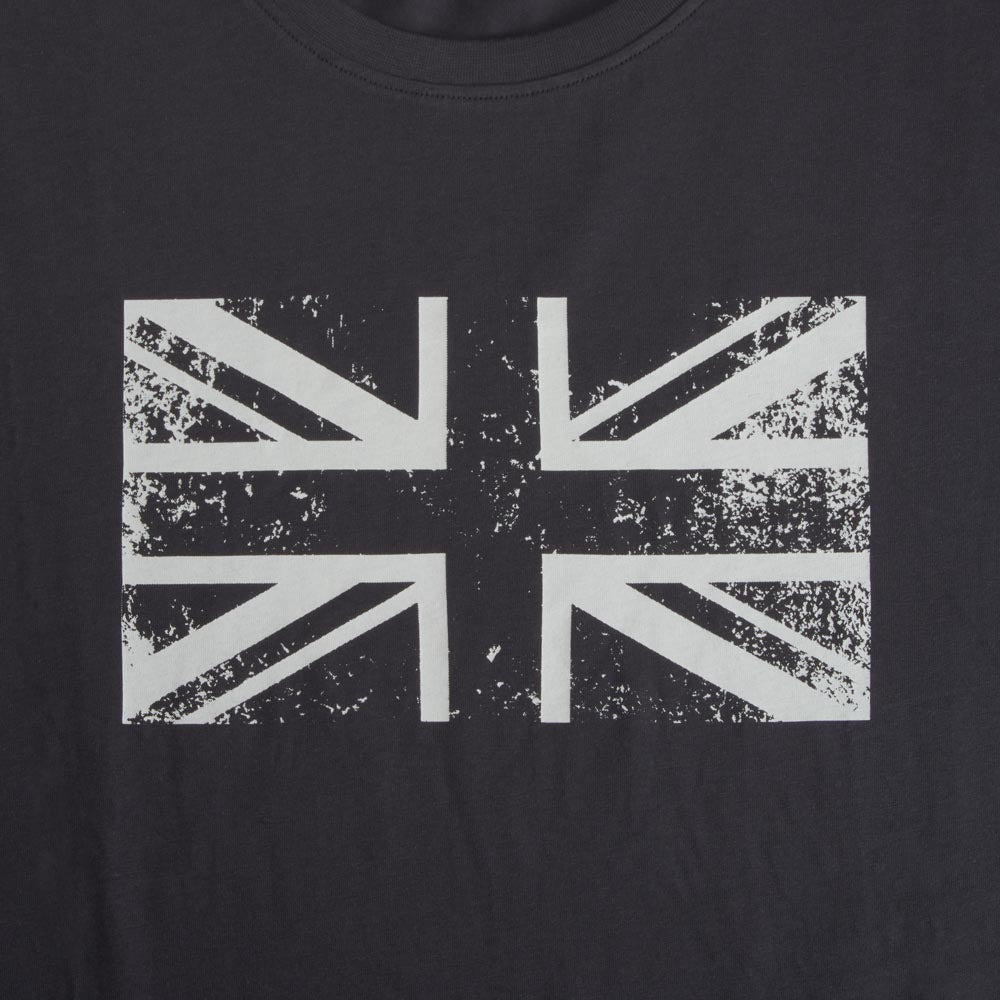 Camiseta manga corta estampado UK gris NYC