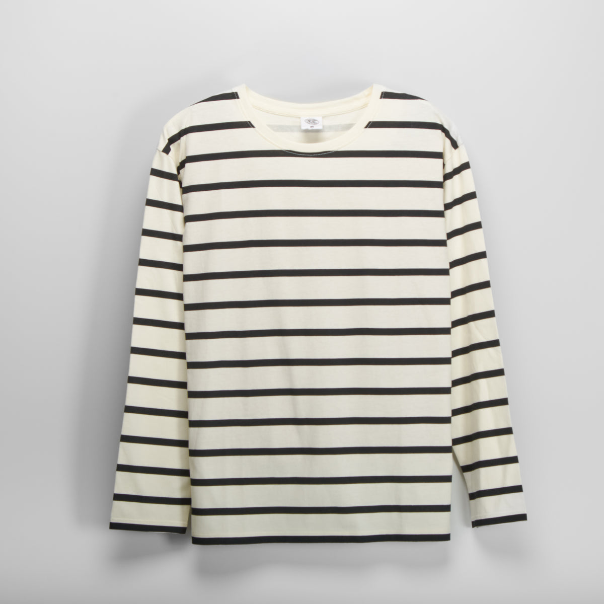 Camiseta manga larga rayas blanco NYC