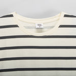 Camiseta manga larga rayas blanco NYC