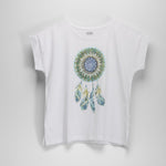 Camiseta atrapasueños blanca PICCOLA PIU