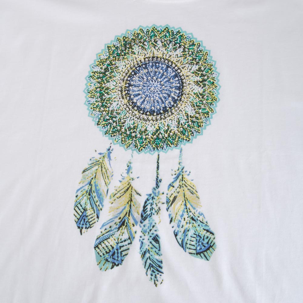 Camiseta atrapasueños blanca PICCOLA PIU