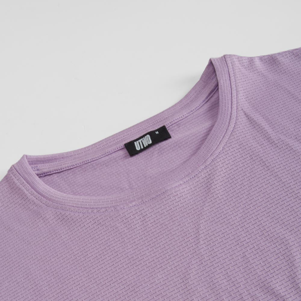 Camiseta manga corta sport morada UTWO