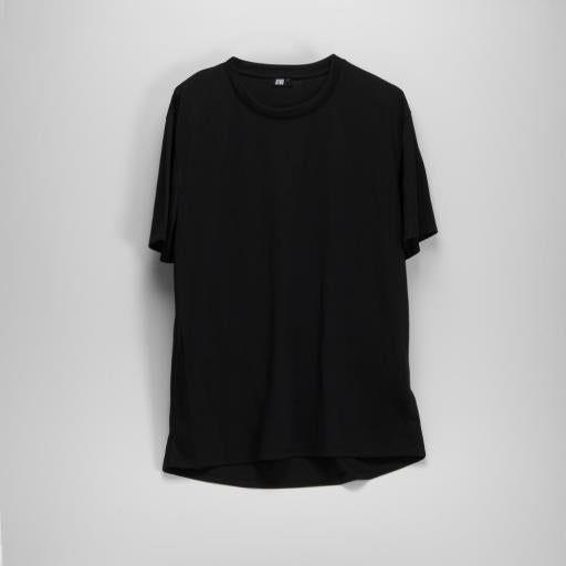 Camiseta manga corta sport negra UTWO
