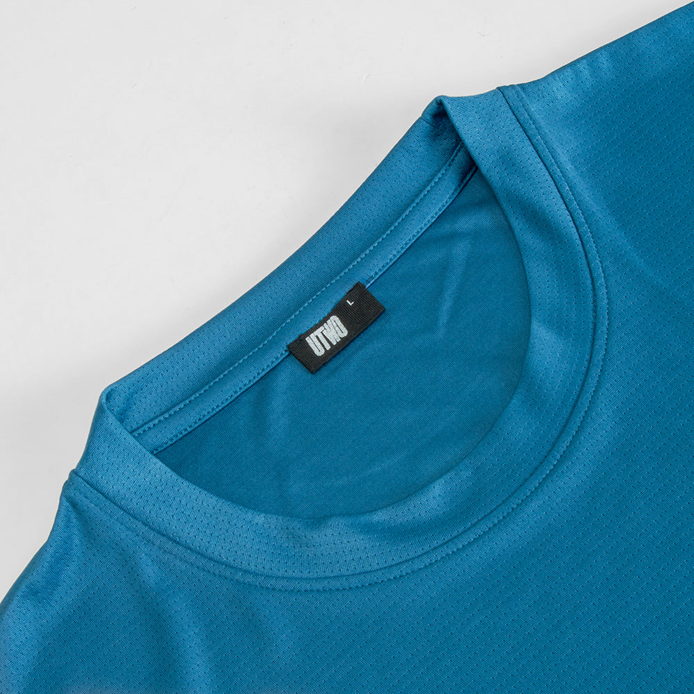 Camiseta manga corta sport azul UTWO