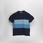 Polo tricolor azul MR HANSEN