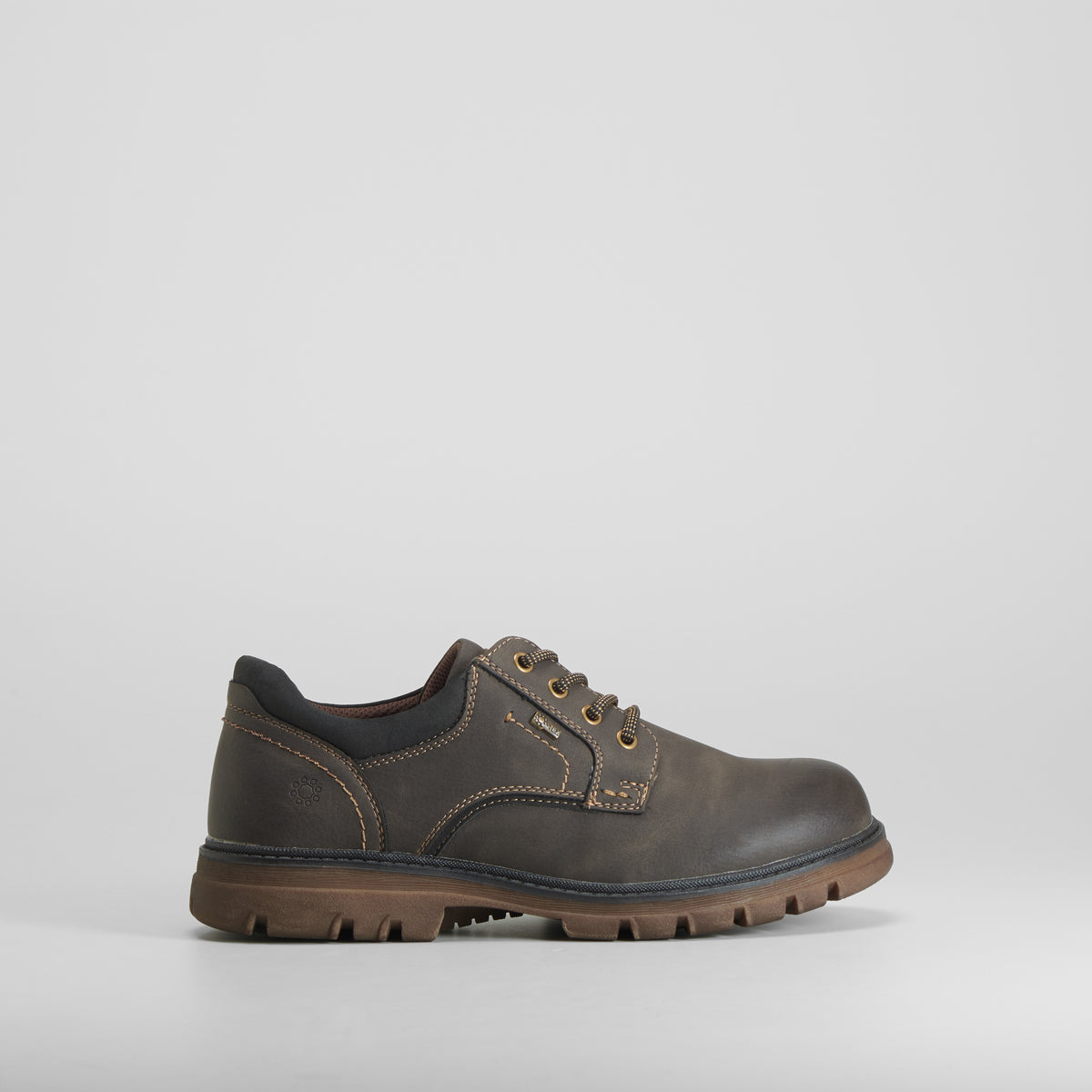 Zapato casual dentado cordón marrón RELIFE