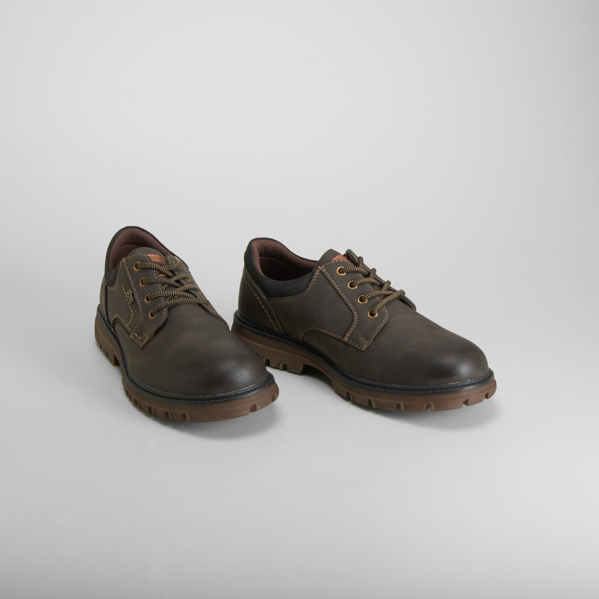 Zapato casual dentado cordón marrón RELIFE