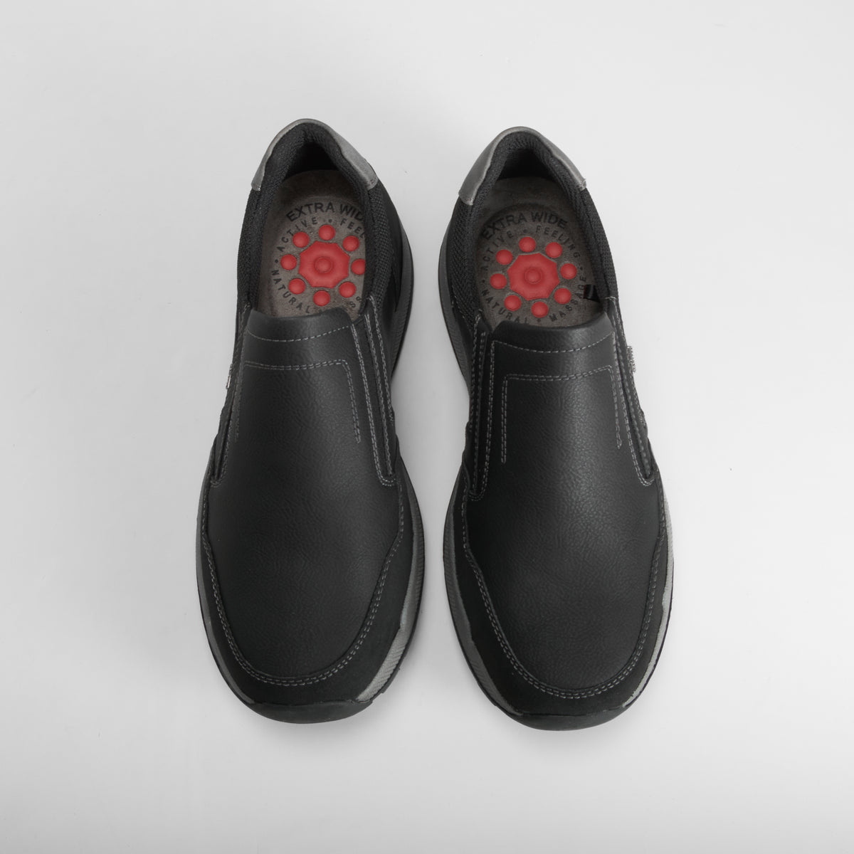 Zapatilla casual slip on negra RELIFE