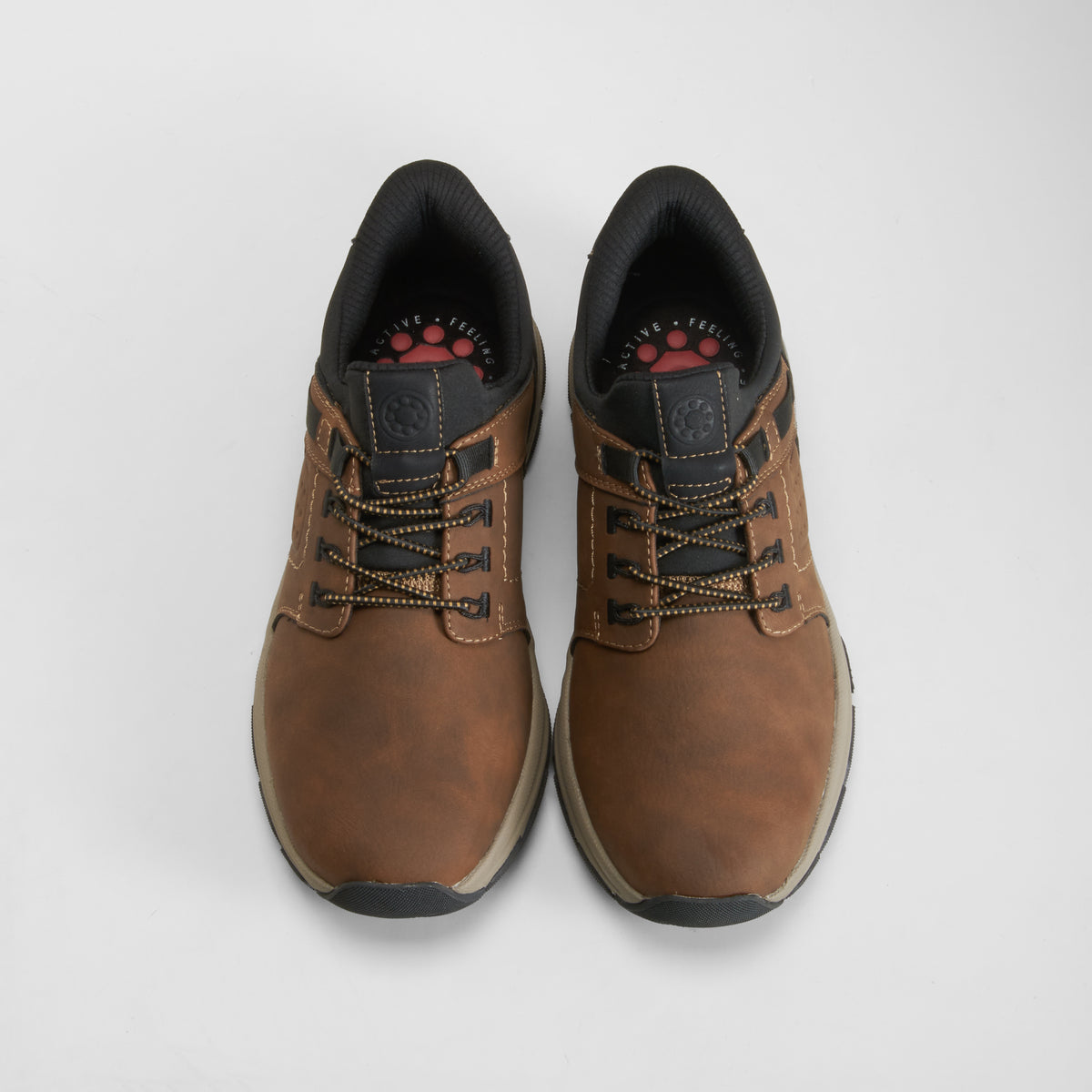 Zapatilla deportiva urbana calcetín marrón RELIFE