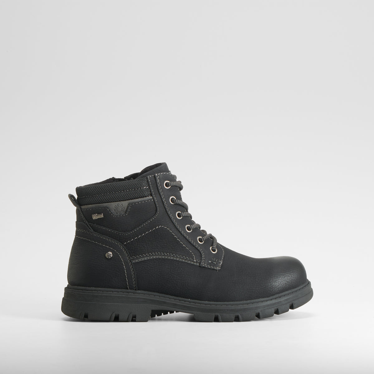 Botín casual cordones negro RELIFE