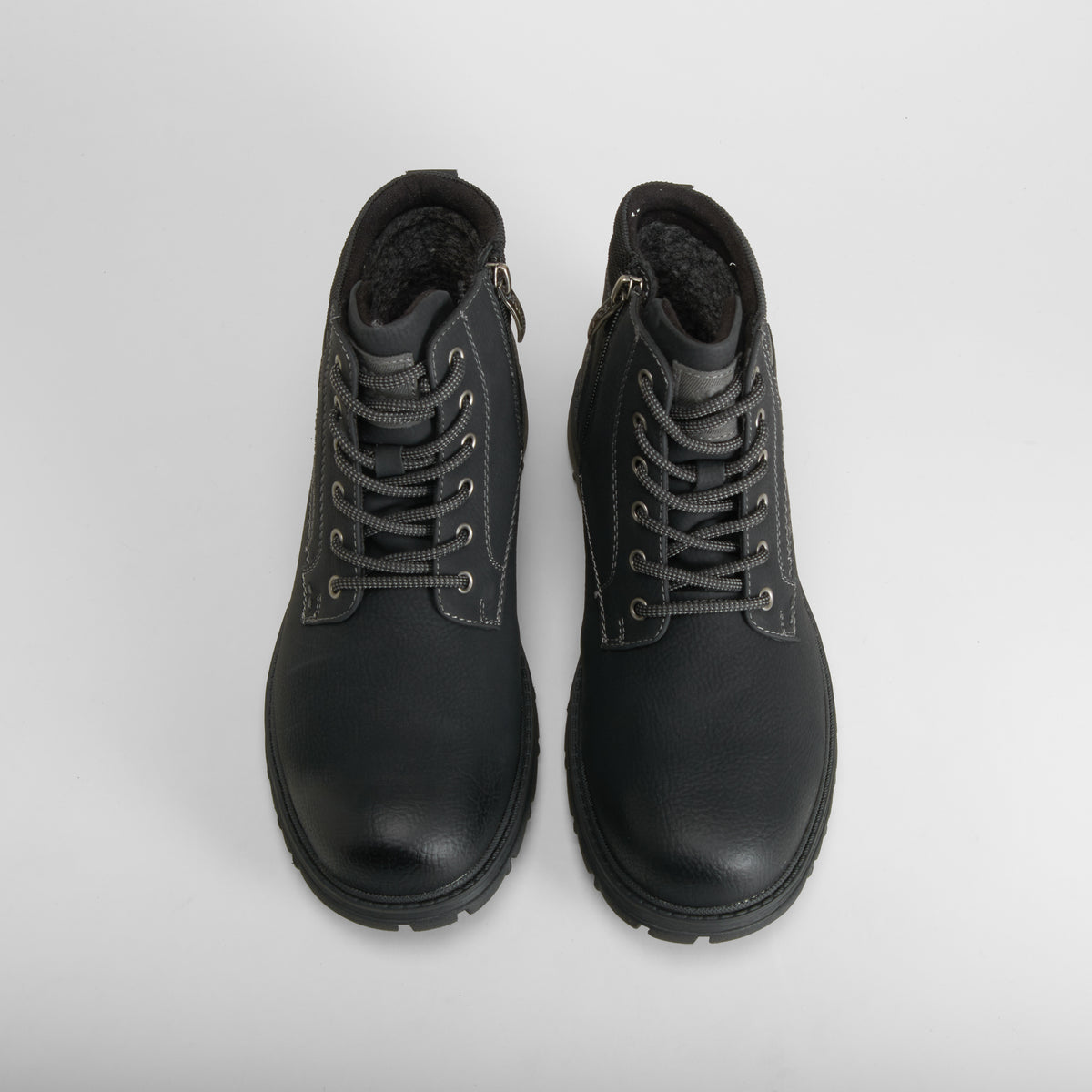 Botín casual cordones negro RELIFE