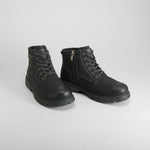 Botín casual cordones negro RELIFE