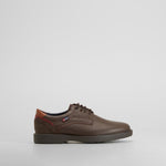 Zapato clásico blucher sport piel marrón COMFEET