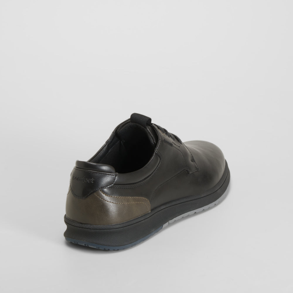 Blucher casual cordones negro COMFEET