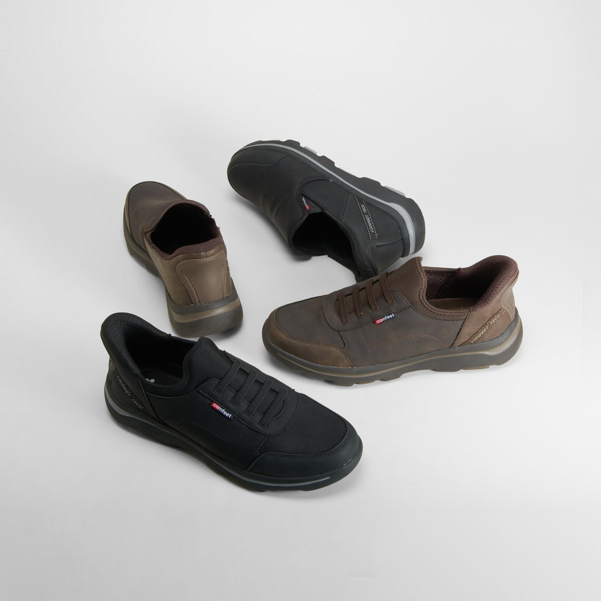 Zapato slip on handsfree marrón COMFEET