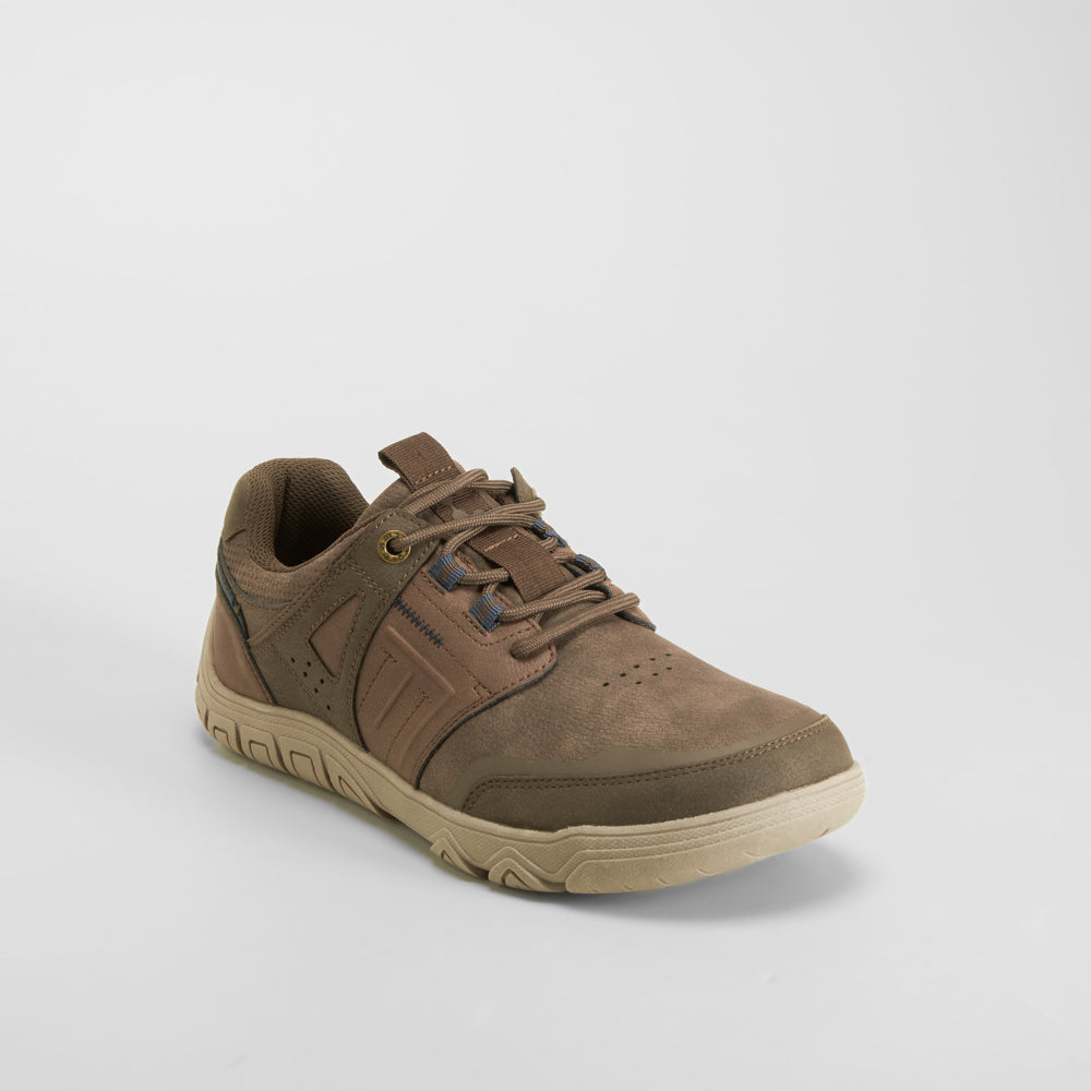 Zapatilla barefoot marron suela alta COMFEET
