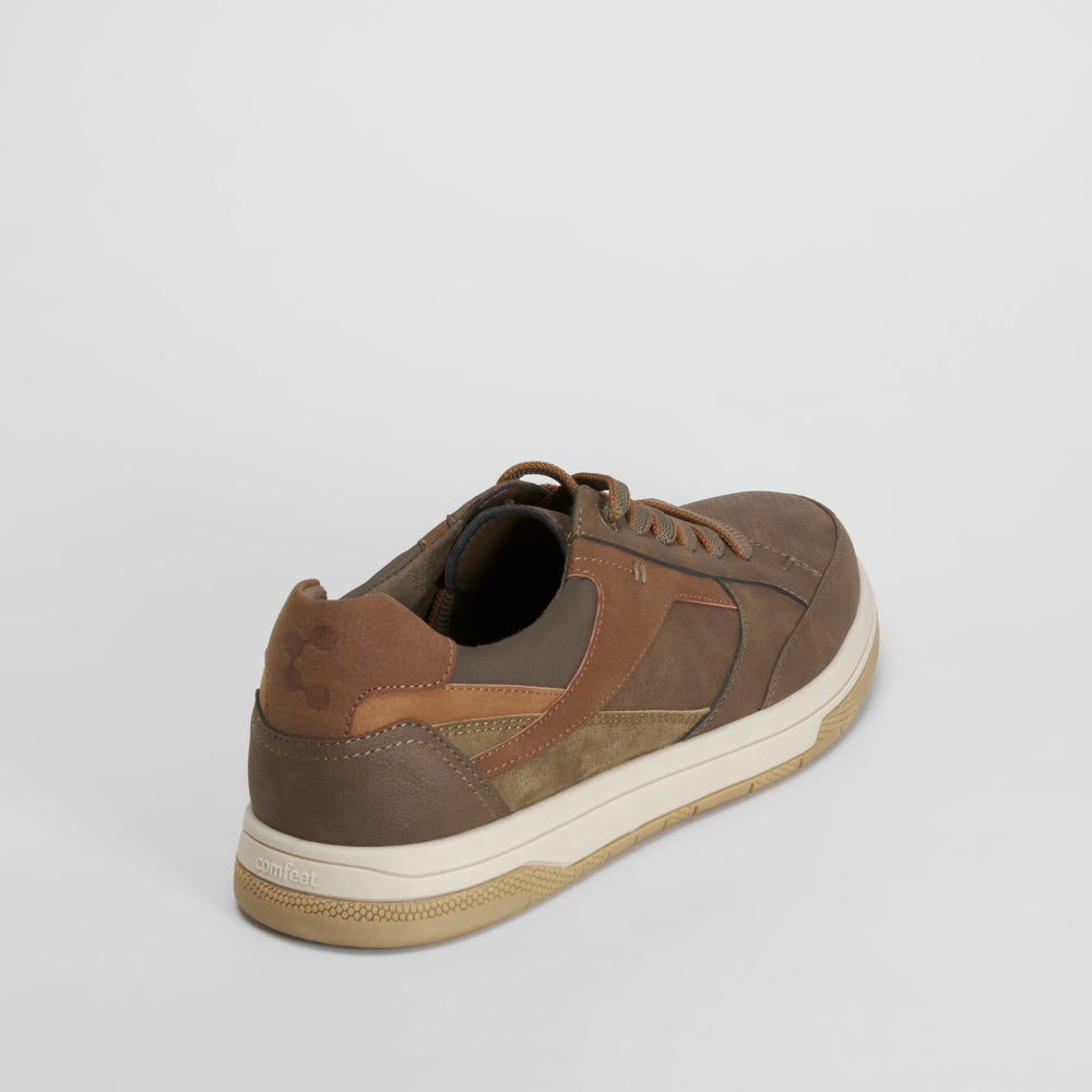 Zapatilla casual Hexaflex marrón COMFEET