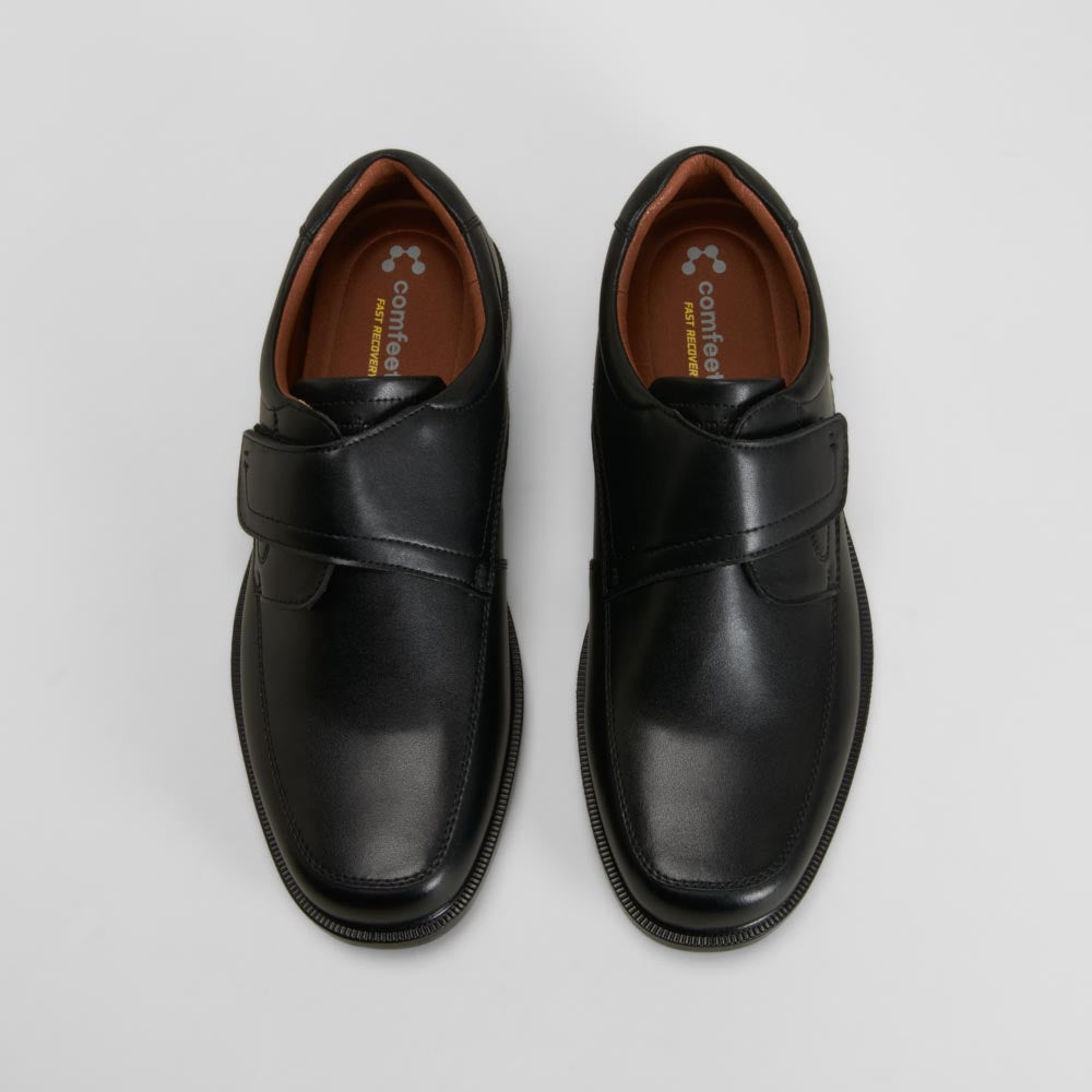 Zapato blucher vestir piel negro COMFEET