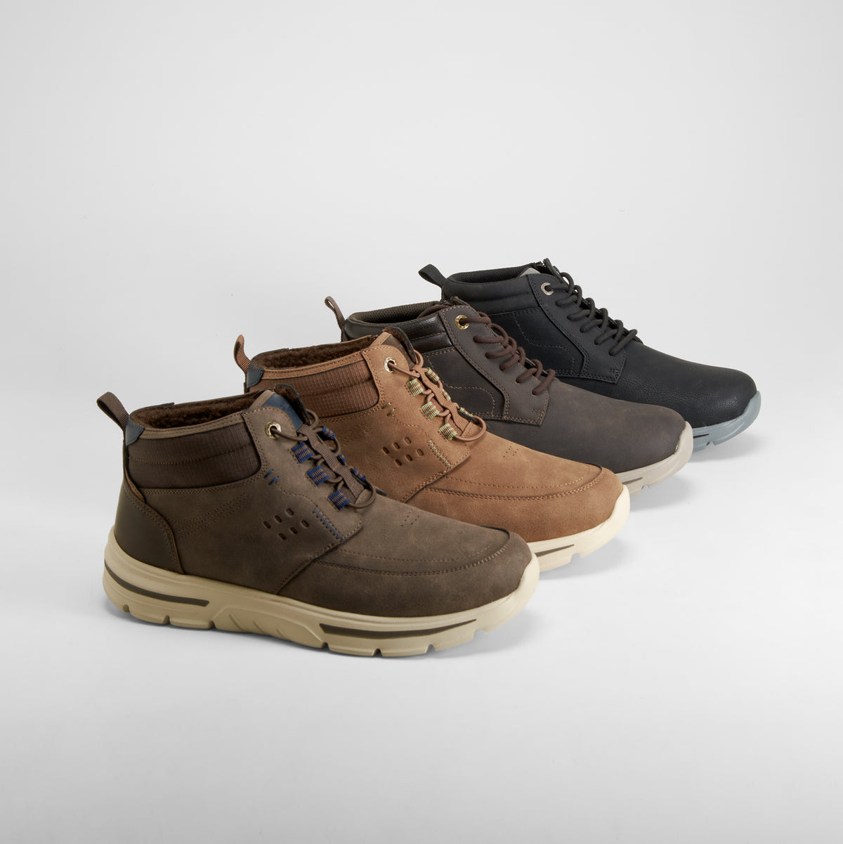 Botín casual Off Gravity negro COMFEET