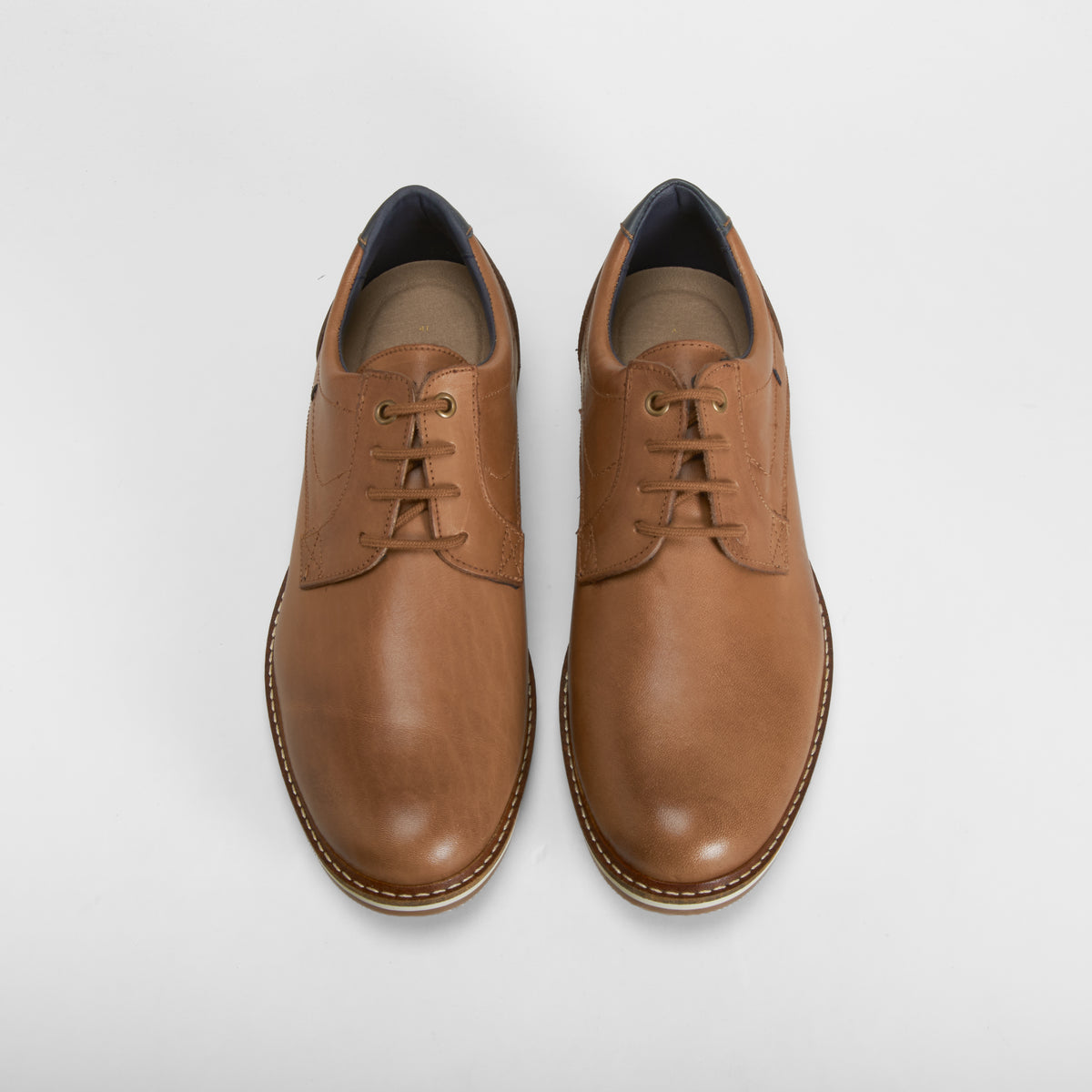 Zapato blucher casual marrón FOSCO