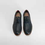 Zapato blucher piel azul FOSCO