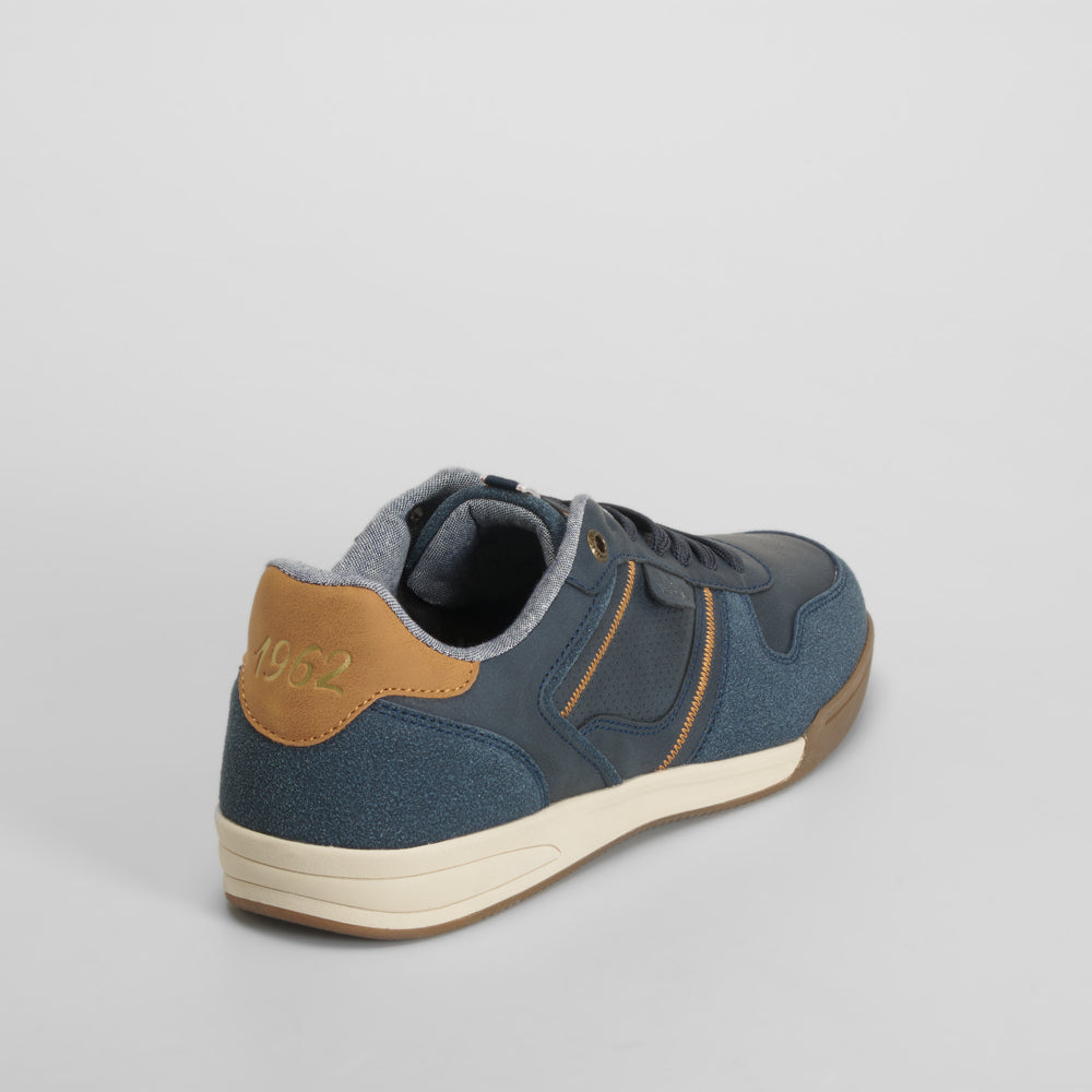 Zapatilla azul marino suela blanca LOIS