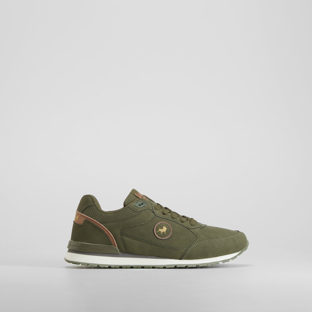 Retro jogger logo deportiva verde LOIS