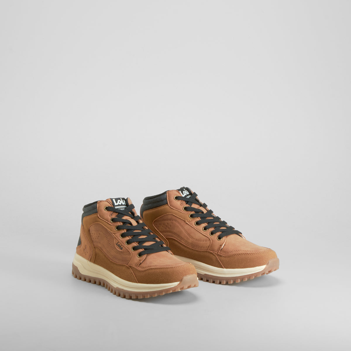 Zapatilla alta sport beige LOIS