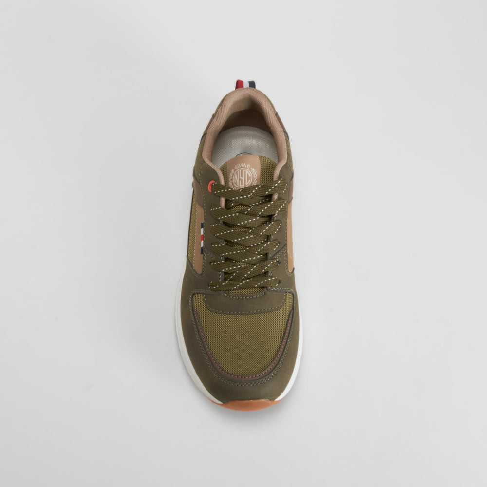 Zapatilla deportiva kaki NYC