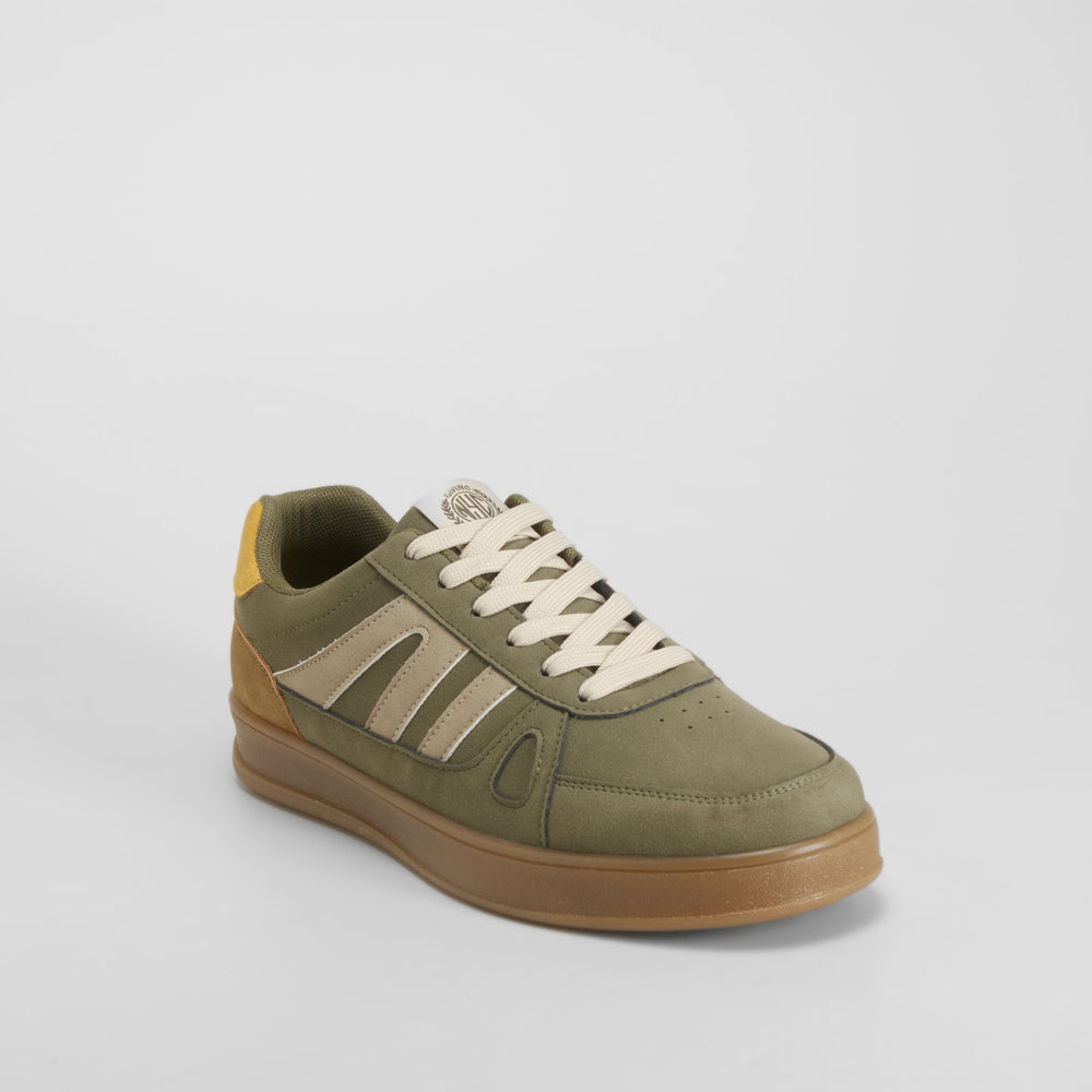 Zapatilla verde casual suela marrón NYC