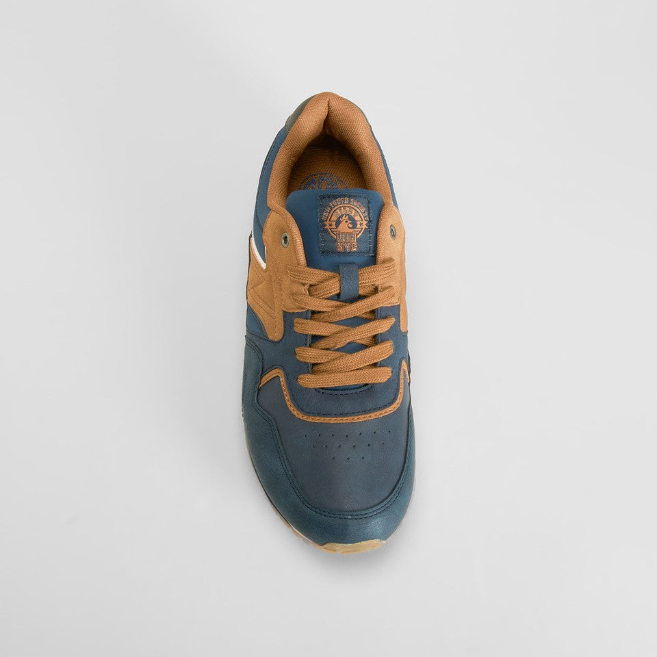 Deportiva retro runner azul NYC