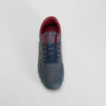 Zapatilla azul deportiva suela blanca NYC