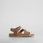 Sandalia bio ajustable marrón NYC