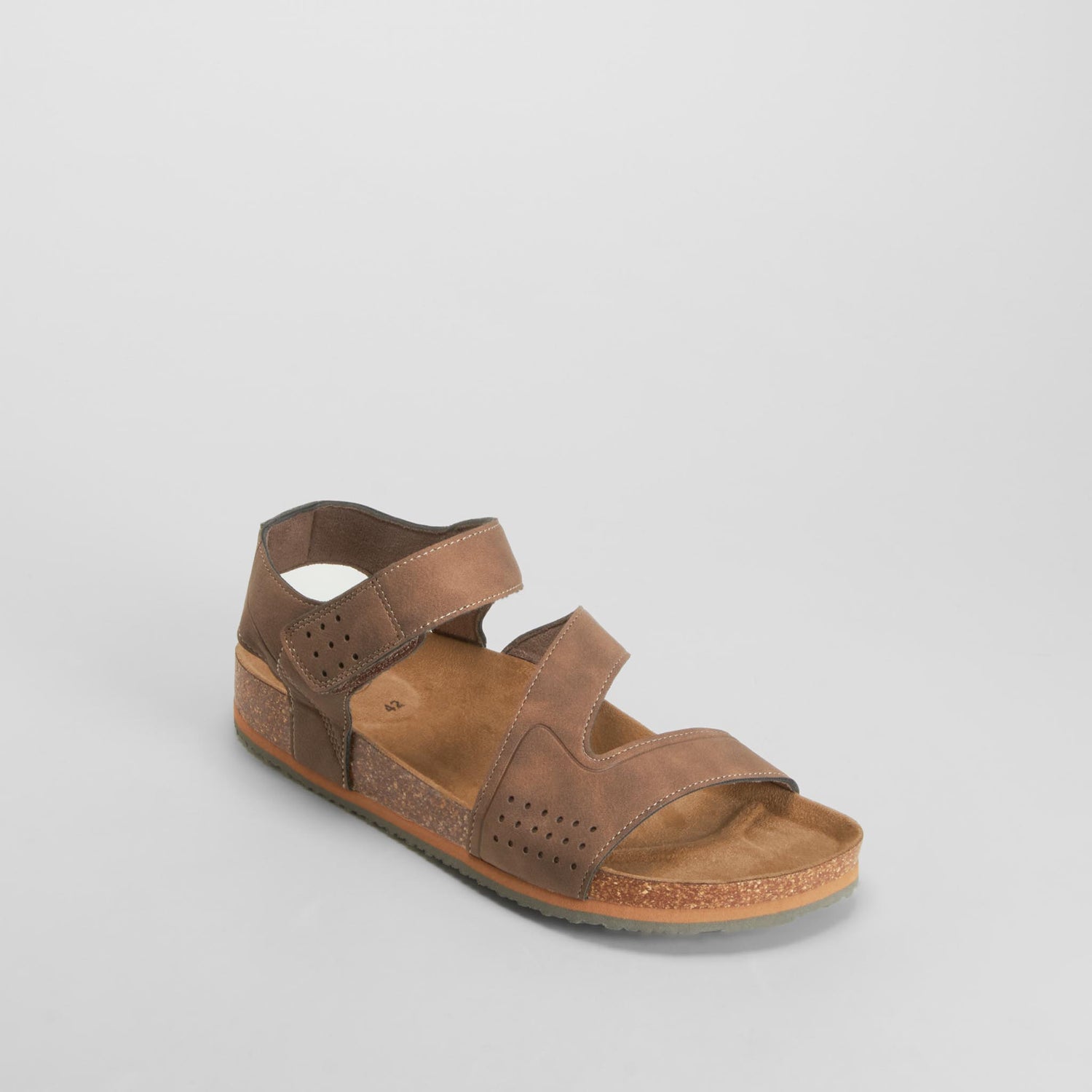 Sandalia bio ajustable marrón NYC