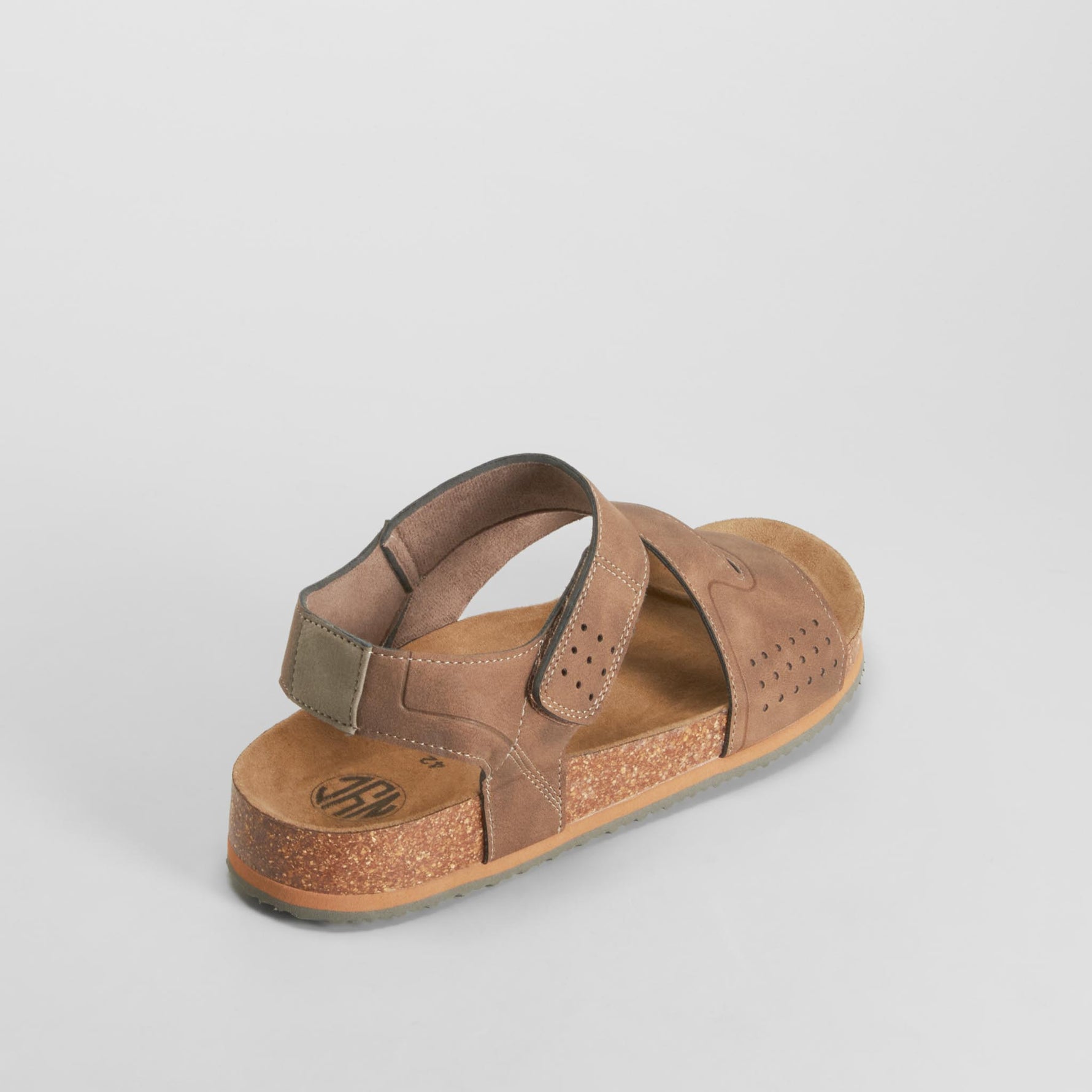 Sandalia bio ajustable marrón NYC