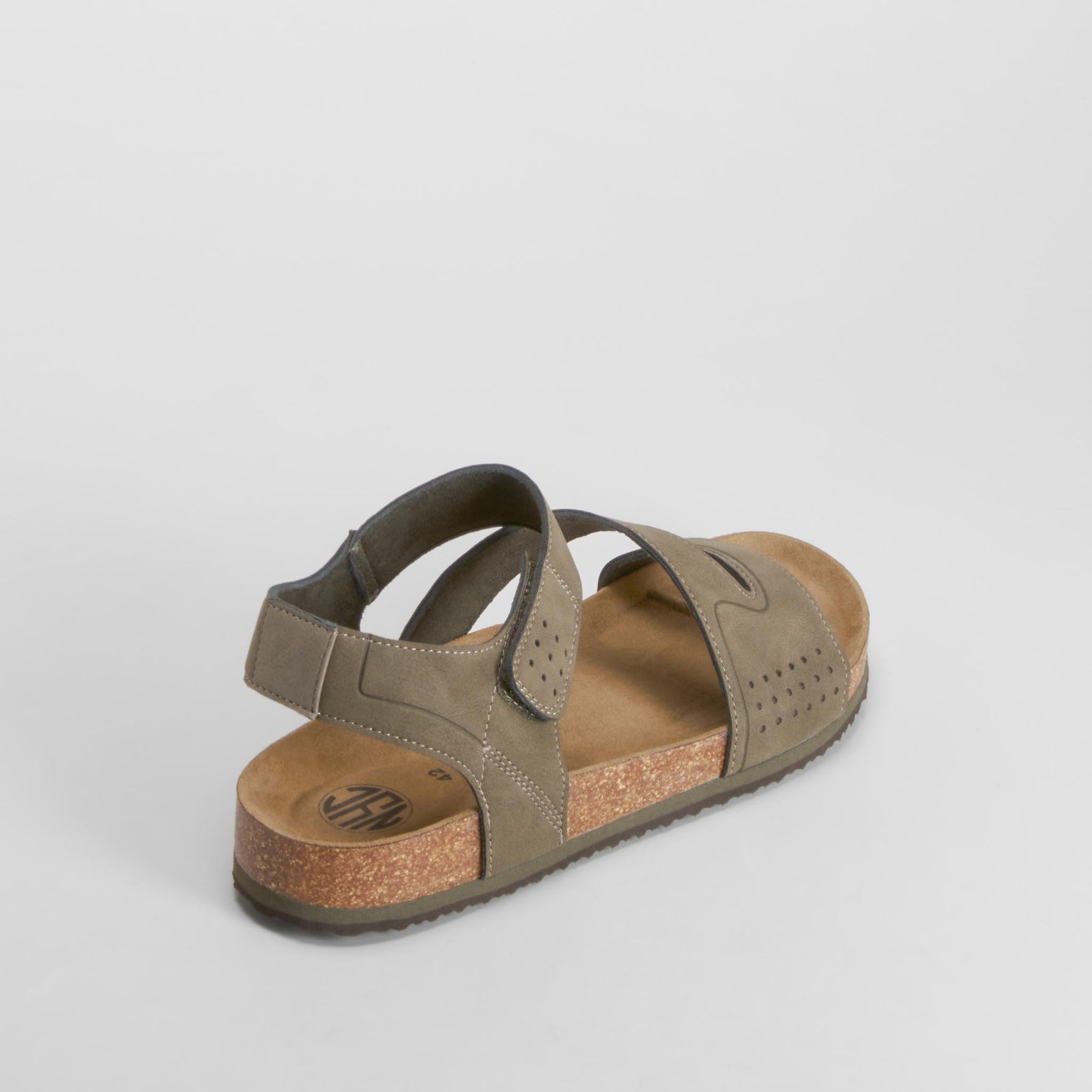 Sandalia bio tira ancha ajuste verde NYC