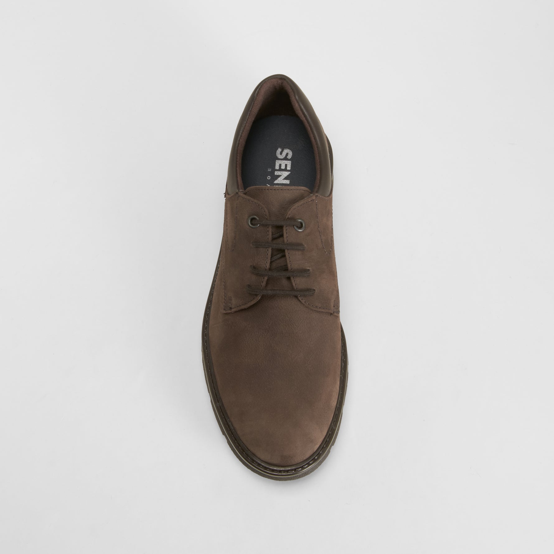 Zapato blucher cordones piel marrón SENDA ROAD