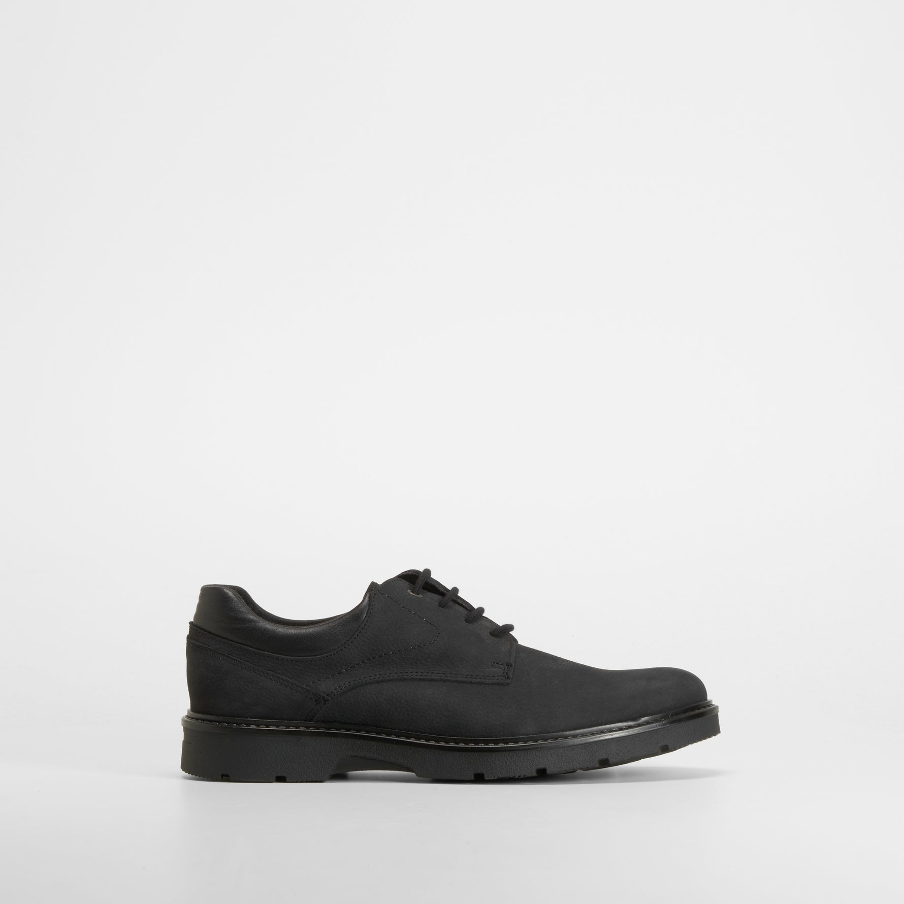 Zapato blucher piel negro SENDA ROAD