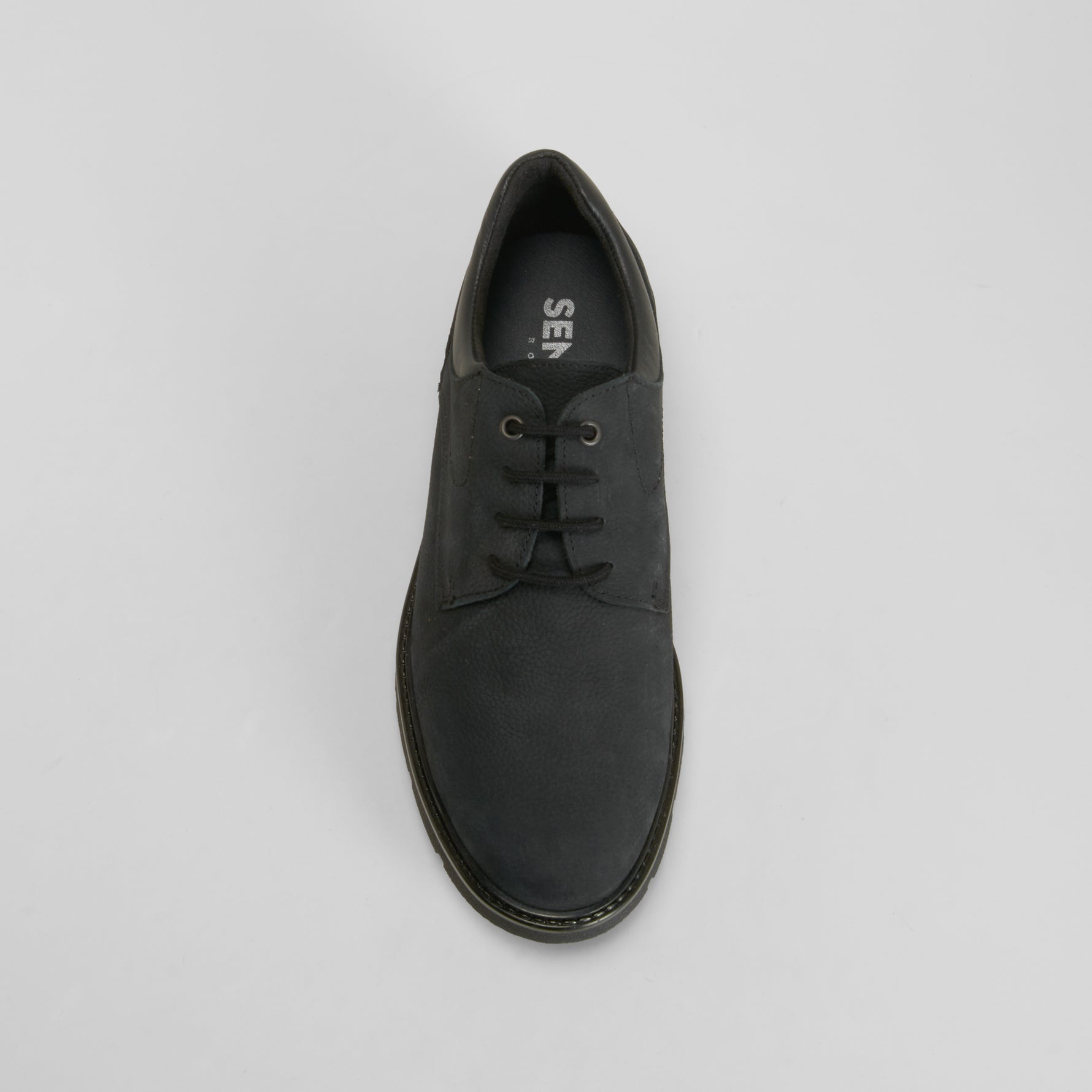 Zapato blucher piel negro SENDA ROAD