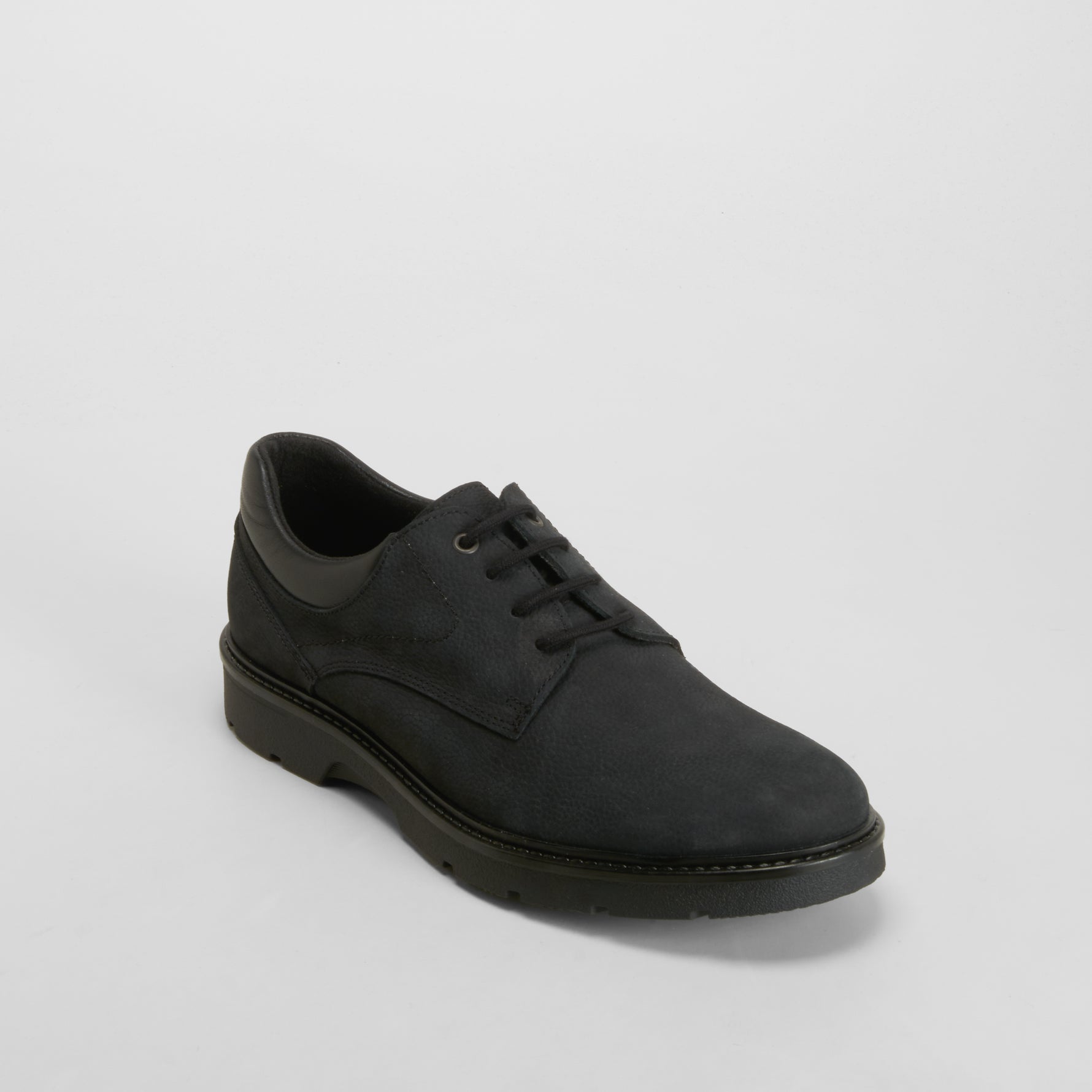 Zapato blucher piel negro SENDA ROAD