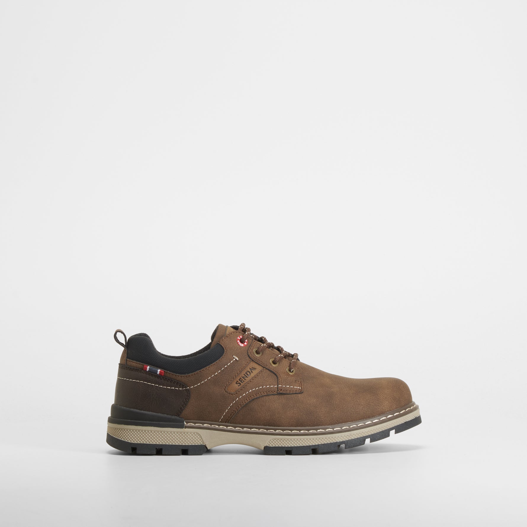 Zapato blucher cordón dentado marrón SENDA ROAD