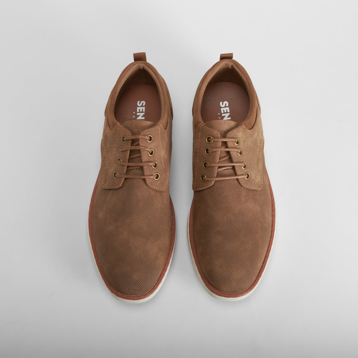 Zapato blucher casual cordones marrón SENDA ROAD