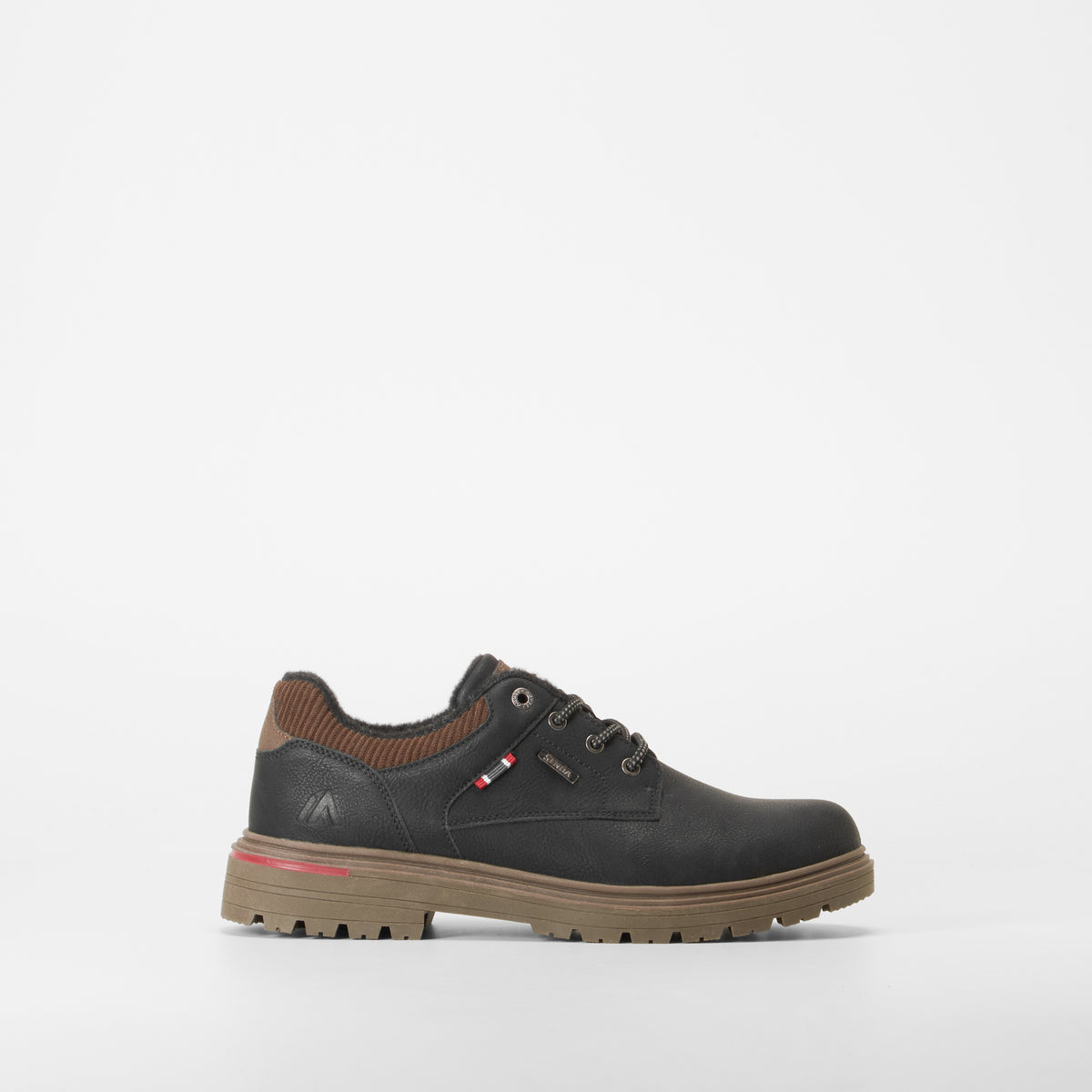 Blucher casual suela gruesa negro SENDA ROAD
