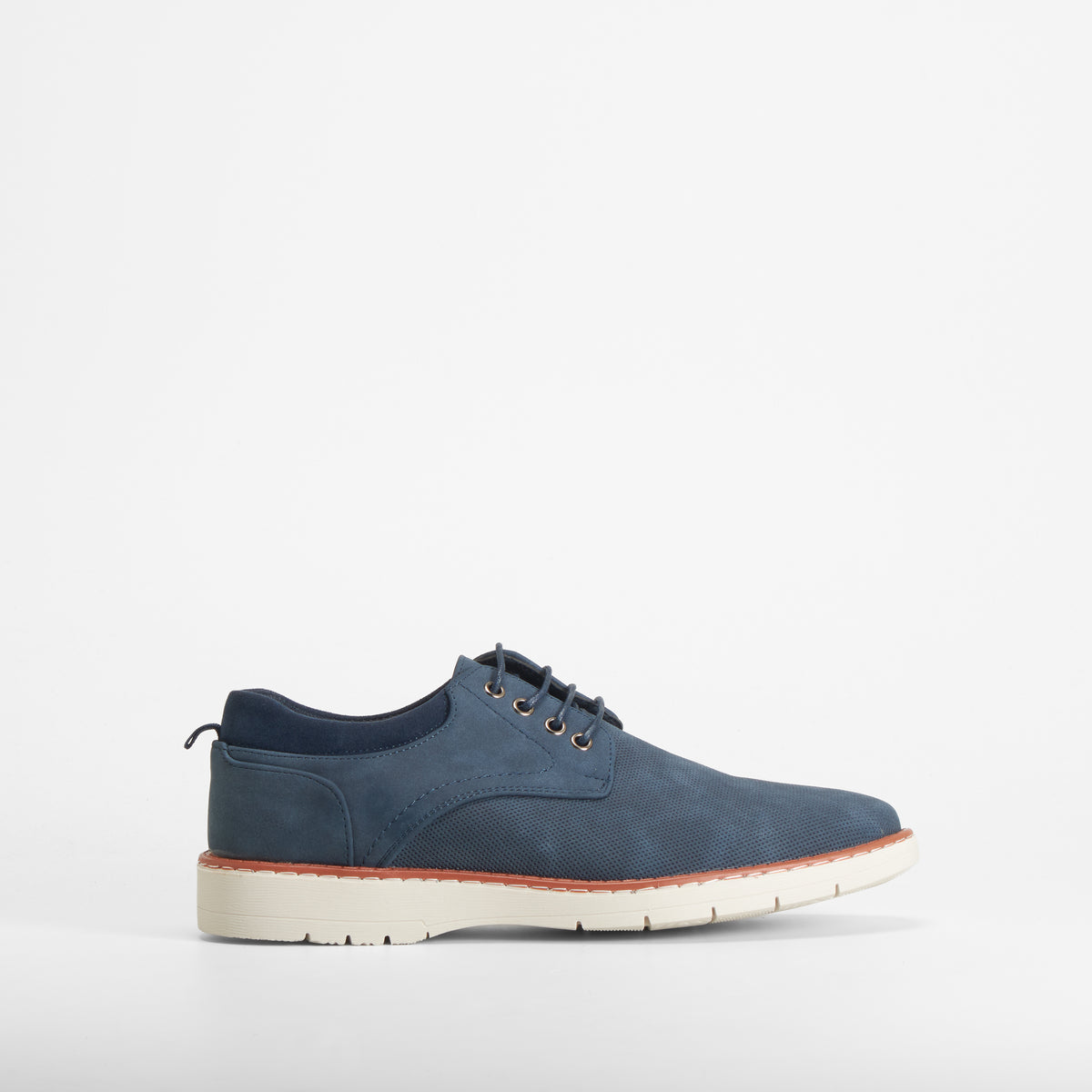 Zapato blucher cuña azul SENDA ROAD